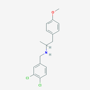 molecular formula C17H19Cl2NO B5234942 (3,4-dichlorobenzyl)[2-(4-methoxyphenyl)-1-methylethyl]amine 