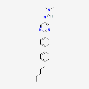 N,N-dimethyl-N'-[2-(4'-pentyl-4-biphenylyl)-5-pyrimidinyl]imidoformamide