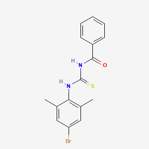 molecular formula C16H15BrN2OS B5235009 N-{[(4-bromo-2,6-dimethylphenyl)amino]carbonothioyl}benzamide CAS No. 6396-72-1