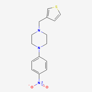 1-(4-nitrophenyl)-4-(3-thienylmethyl)piperazine
