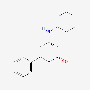3-(cyclohexylamino)-5-phenyl-2-cyclohexen-1-one