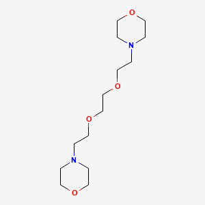 molecular formula C14H28N2O4 B5235134 4,4'-[1,2-ethanediylbis(oxy-2,1-ethanediyl)]dimorpholine 