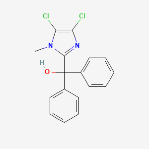 molecular formula C17H14Cl2N2O B5235175 (4,5-dichloro-1-methyl-1H-imidazol-2-yl)(diphenyl)methanol 