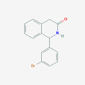 molecular formula C15H12BrNO B5235279 1-(3-bromophenyl)-1,4-dihydro-3(2H)-isoquinolinone 
