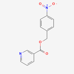 molecular formula C13H10N2O4 B5235283 4-nitrobenzyl nicotinate 