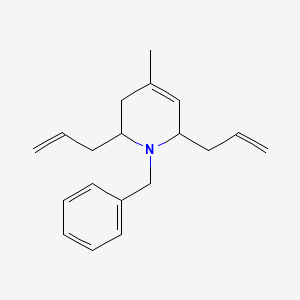 molecular formula C19H25N B5235461 2,6-diallyl-1-benzyl-4-methyl-1,2,3,6-tetrahydropyridine 