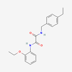 molecular formula C19H22N2O3 B5235517 N-(2-ethoxyphenyl)-N'-(4-ethylbenzyl)ethanediamide 