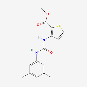 molecular formula C15H16N2O3S B5235542 methyl 3-({[(3,5-dimethylphenyl)amino]carbonyl}amino)-2-thiophenecarboxylate 