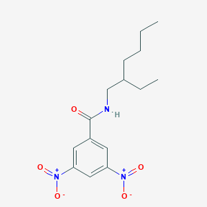 molecular formula C15H21N3O5 B5235581 N-(2-ethylhexyl)-3,5-dinitrobenzamide CAS No. 5362-36-7