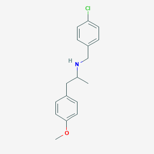 molecular formula C17H20ClNO B5235695 (4-chlorobenzyl)[2-(4-methoxyphenyl)-1-methylethyl]amine 