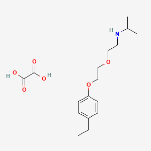 molecular formula C17H27NO6 B5235745 N-{2-[2-(4-ethylphenoxy)ethoxy]ethyl}-2-propanamine oxalate 
