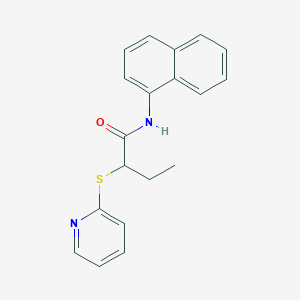 N-1-naphthyl-2-(2-pyridinylthio)butanamide