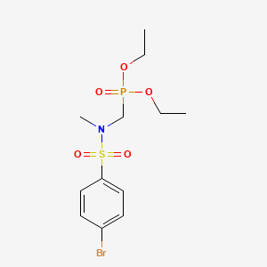 diethyl {[[(4-bromophenyl)sulfonyl](methyl)amino]methyl}phosphonate