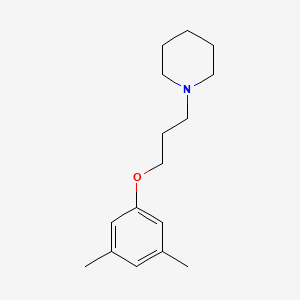molecular formula C16H25NO B5235844 1-[3-(3,5-dimethylphenoxy)propyl]piperidine 
