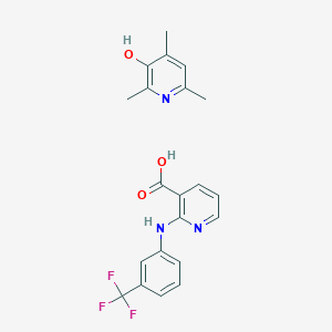 2-{[3-(trifluoromethyl)phenyl]amino}nicotinic acid - 2,4,6-trimethyl-3-pyridinol (1:1)