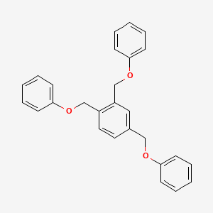 molecular formula C27H24O3 B5235911 1,2,4-三(苯氧基甲基)苯 