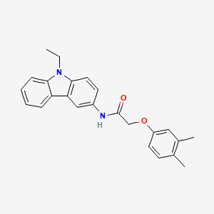 2-(3,4-dimethylphenoxy)-N-(9-ethyl-9H-carbazol-3-yl)acetamide