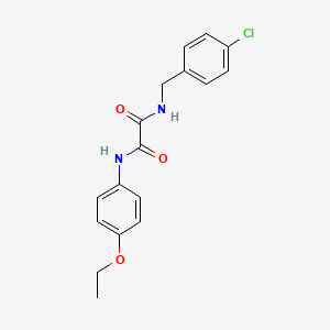 molecular formula C17H17ClN2O3 B5236445 N-(4-chlorobenzyl)-N'-(4-ethoxyphenyl)ethanediamide 