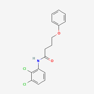 molecular formula C16H15Cl2NO2 B5236648 N-(2,3-dichlorophenyl)-4-phenoxybutanamide 