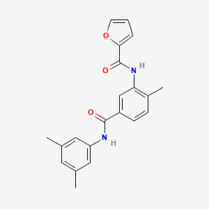 N-(5-{[(3,5-dimethylphenyl)amino]carbonyl}-2-methylphenyl)-2-furamide
