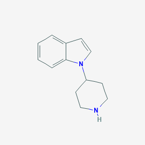 molecular formula C13H16N2 B052368 1-(哌啶-4-基)-1H-吲哚 CAS No. 118511-81-2