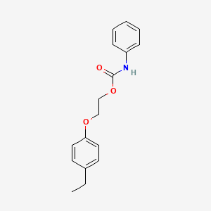 molecular formula C17H19NO3 B5236853 2-(4-ethylphenoxy)ethyl phenylcarbamate 