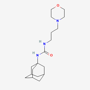molecular formula C18H31N3O2 B5236995 N-1-adamantyl-N'-[3-(4-morpholinyl)propyl]urea 