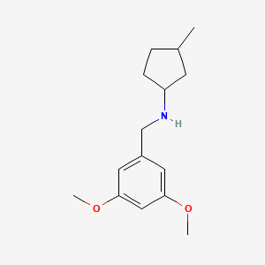 molecular formula C15H23NO2 B5237138 (3,5-dimethoxybenzyl)(3-methylcyclopentyl)amine 