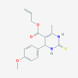 allyl 4-(4-methoxyphenyl)-6-methyl-2-thioxo-1,2,3,4-tetrahydro-5-pyrimidinecarboxylate