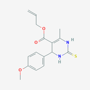 Prop-2-en-1-yl 4-(4-methoxyphenyl)-6-methyl-2-sulfanylidene-1,2,3,4-tetrahydropyrimidine-5-carboxylate