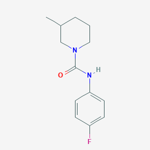 molecular formula C13H17FN2O B5237243 N-(4-fluorophenyl)-3-methylpiperidine-1-carboxamide 