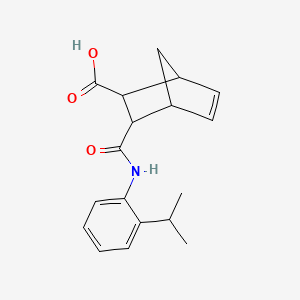 3-[(2-ISOPROPYLANILINO)CARBONYL]BICYCLO[2.2.1]HEPT-5-ENE-2-CARBOXYLIC ACID