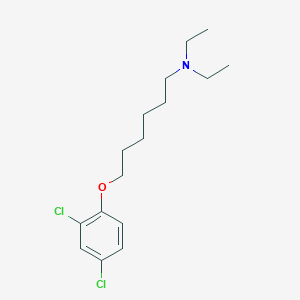 molecular formula C16H25Cl2NO B5237319 6-(2,4-dichlorophenoxy)-N,N-diethyl-1-hexanamine 