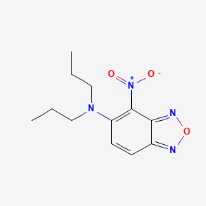 molecular formula C12H16N4O3 B5237446 4-nitro-N,N-dipropyl-2,1,3-benzoxadiazol-5-amine 