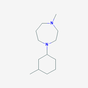 1-methyl-4-(3-methylcyclohexyl)-1,4-diazepane