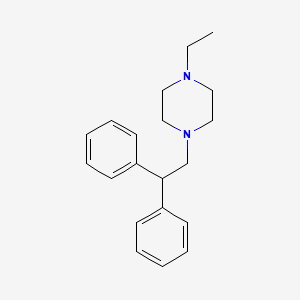 molecular formula C20H26N2 B5237495 1-(2,2-diphenylethyl)-4-ethylpiperazine 