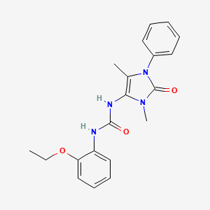 N-(3,5-dimethyl-2-oxo-1-phenyl-2,3-dihydro-1H-imidazol-4-yl)-N'-(2-ethoxyphenyl)urea