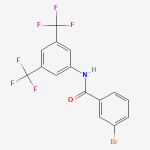 N-[3,5-bis(trifluoromethyl)phenyl]-3-bromobenzamide