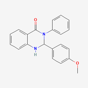 2-(4-methoxyphenyl)-3-phenyl-2,3-dihydroquinazolin-4(1H)-one