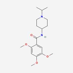 N~1~-(1-ISOPROPYL-4-PIPERIDYL)-2,4,5-TRIMETHOXYBENZAMIDE