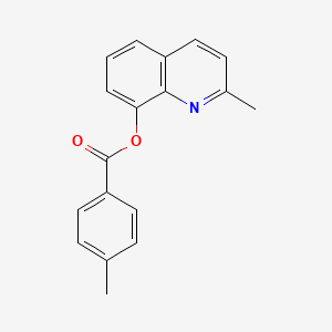 (2-Methylquinolin-8-yl) 4-methylbenzoate