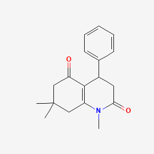 1,7,7-trimethyl-4-phenyl-4,6,7,8-tetrahydroquinoline-2,5(1H,3H)-dione