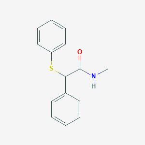 N-methyl-2-phenyl-2-(phenylthio)acetamide