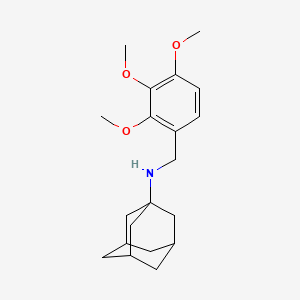 N-[(2,3,4-trimethoxyphenyl)methyl]adamantan-1-amine