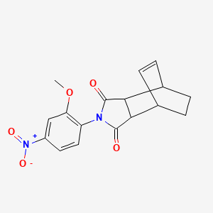 2-(2-methoxy-4-nitrophenyl)-3a,4,7,7a-tetrahydro-1H-4,7-ethanoisoindole-1,3(2H)-dione