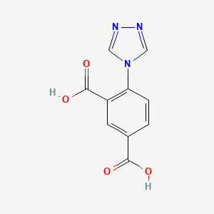 molecular formula C10H7N3O4 B5238082 4-(1,2,4-Triazol-4-yl)benzene-1,3-dicarboxylic acid CAS No. 1060795-60-9