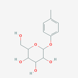 2-(Hydroxymethyl)-6-(4-methylphenoxy)oxane-3,4,5-triol