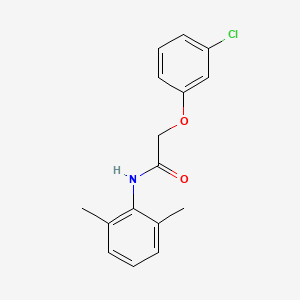 molecular formula C16H16ClNO2 B5238155 2-(3-chlorophenoxy)-N-(2,6-dimethylphenyl)acetamide 