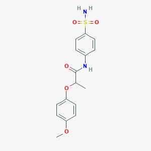 2-(4-methoxyphenoxy)-N-(4-sulfamoylphenyl)propanamide