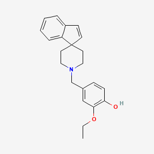 2-ethoxy-4-(1'H-spiro[indene-1,4'-piperidin]-1'-ylmethyl)phenol